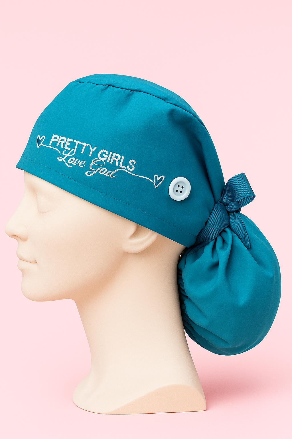 Pretty Girls Love God Scrub Cap