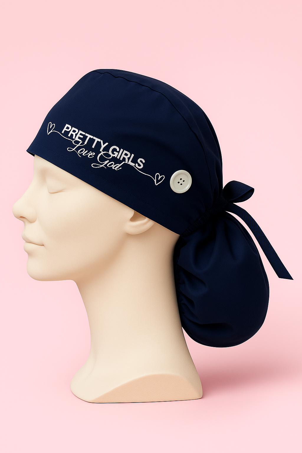 Pretty Girls Love God Scrub Cap