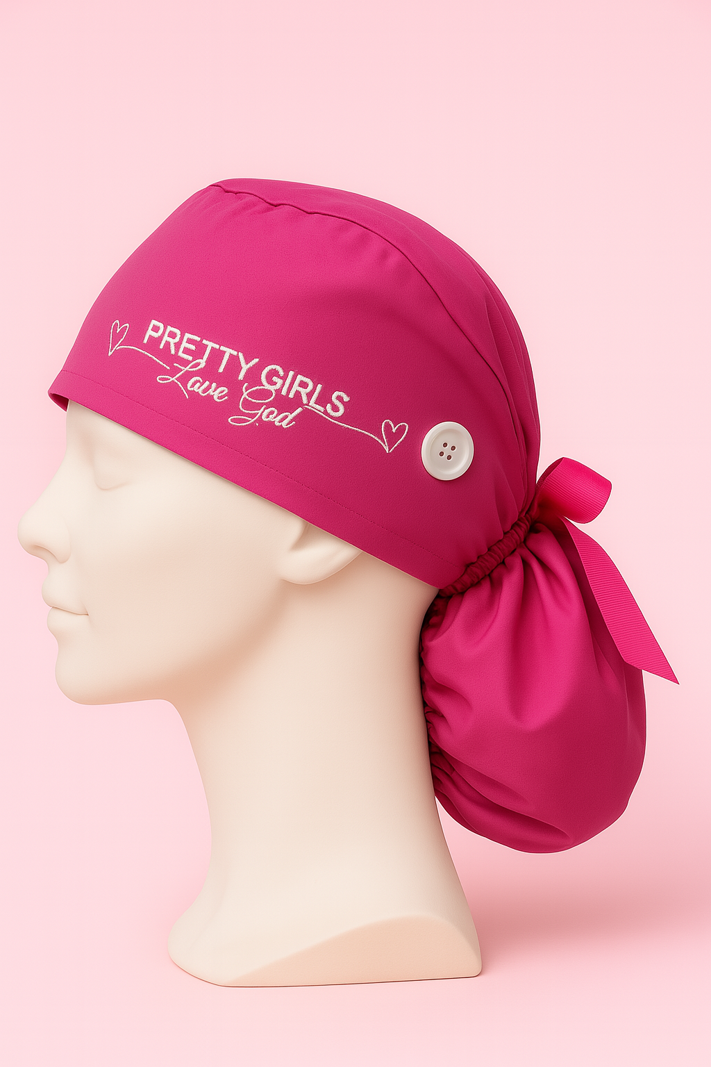 Pretty Girls Love God Scrub Cap