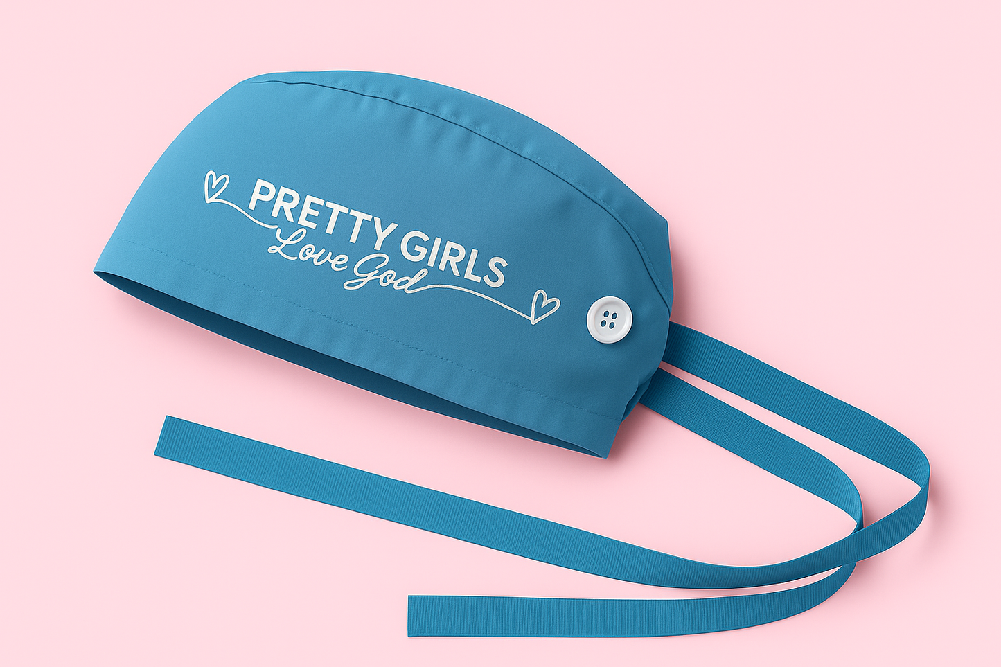 Pretty Girls Love God Scrub Cap