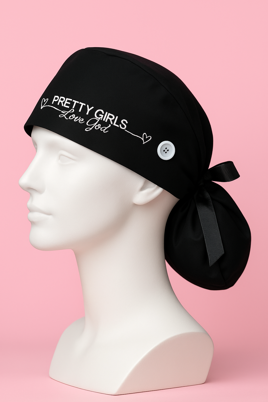 Pretty Girls Love God Scrub Cap
