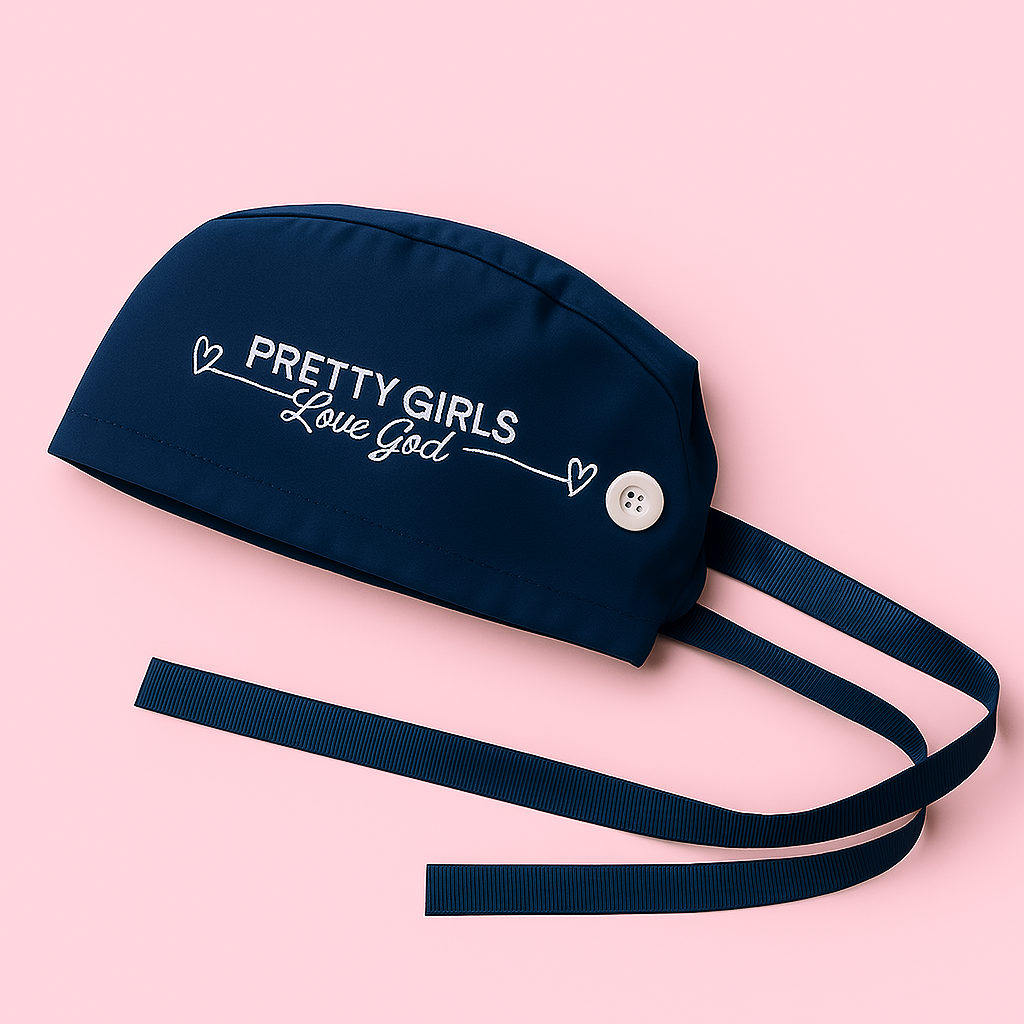 Pretty Girls Love God Scrub Cap