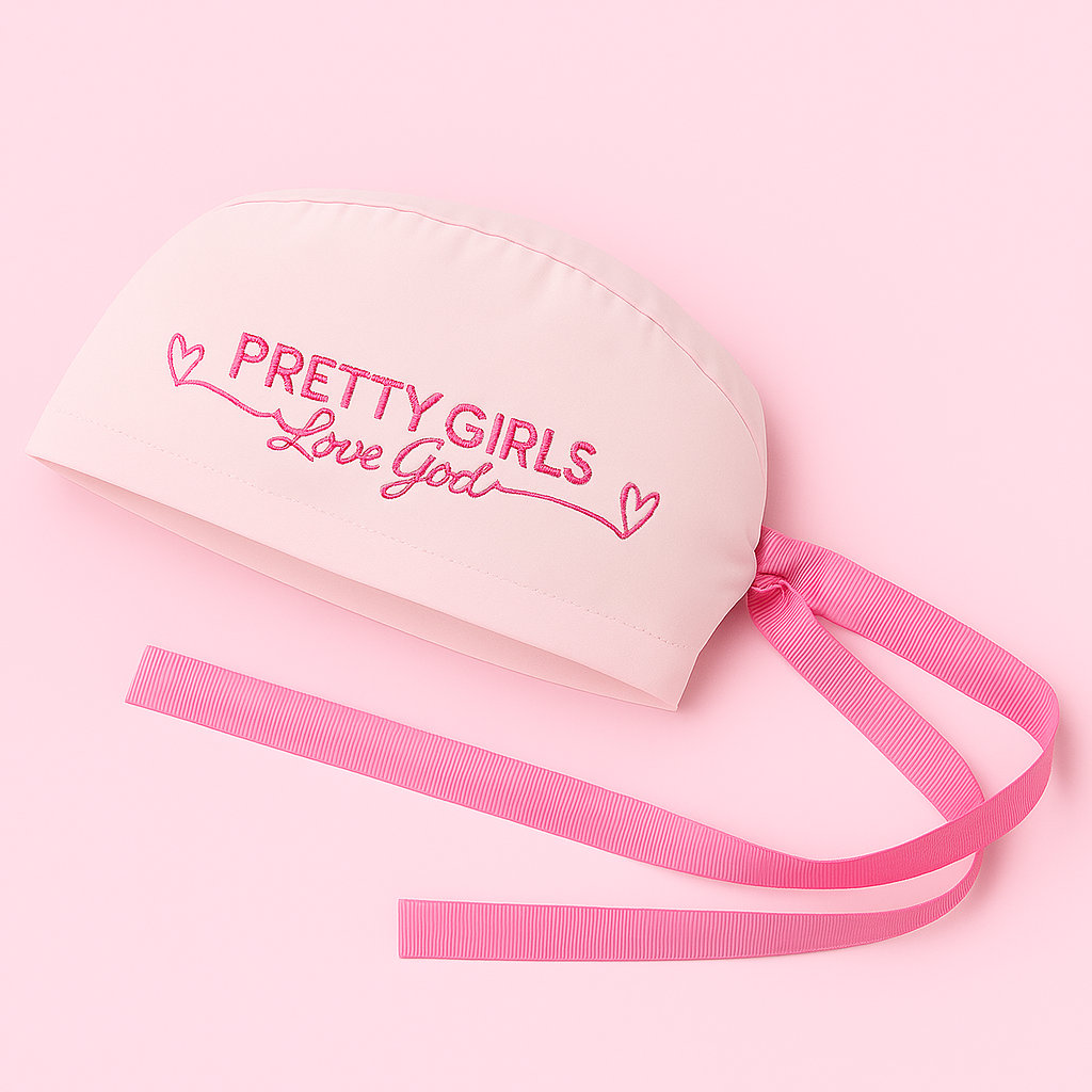 Pretty Girls Love God Scrub Cap