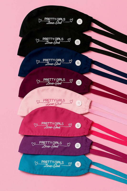 Pretty Girls Love God Scrub Cap